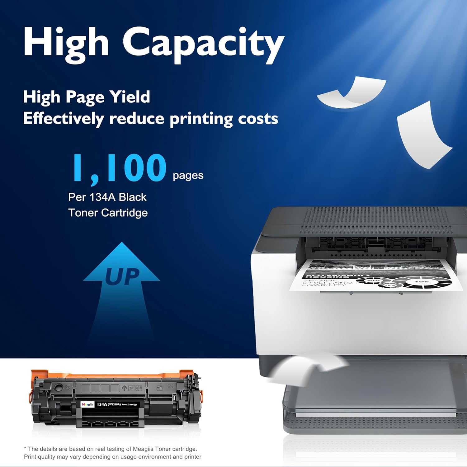 134A W1340A Black Toner Cartridge High Yield Replacement for HP 134A W1340A 134X W1340X Toner Cartridge Compatible with HP LaserJet M209dw MFP M234dw M234sdw M234sdn Printer Ink (2-Pack)