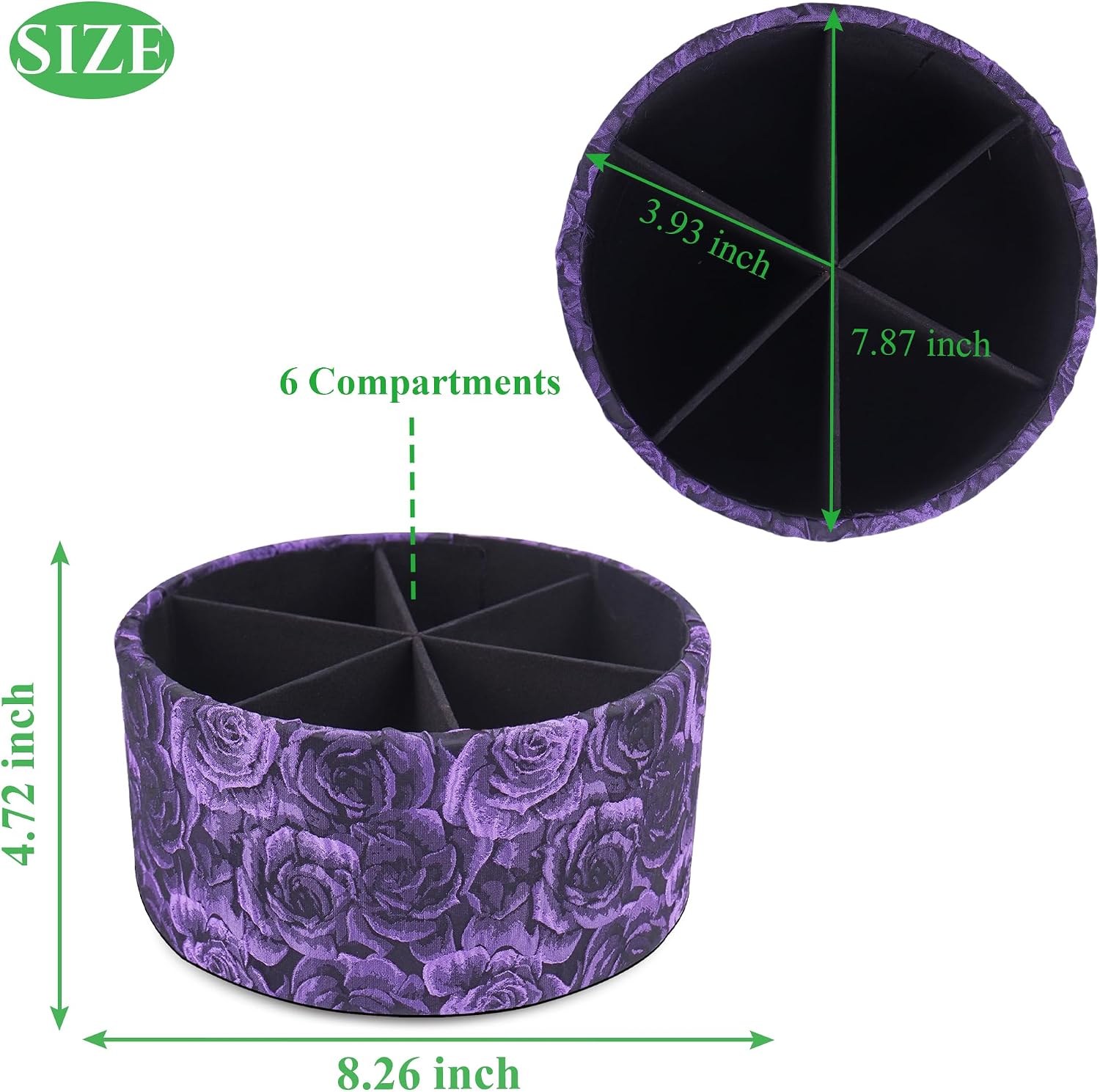 QIELIZI Remote Control Holder, 360°Spinning PU Leather Desk TV Remote Caddy,Desk Storage Box Room Accessories for Controller, Media,Mail,Calculator, Mobile Phone,Pencil(1-B3D Purple)