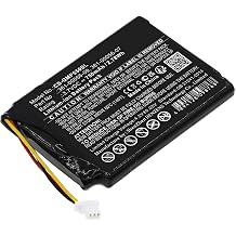 Replacement Battery for Garmin 010-11925-10,Drive 60,Drive 61,Pro 550 Dog Training,Pro 550 Receiver,Pro 550 Trashbreaker,Pro 70 Dog Training,361-00056-07,361-00056-09,361-00056-15,3.7V/750mAh