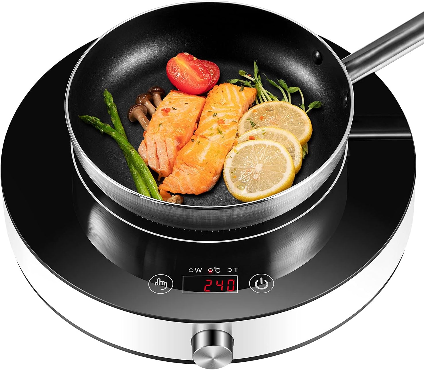Induction Cooktop, Easepot 1800w Countertop Induction