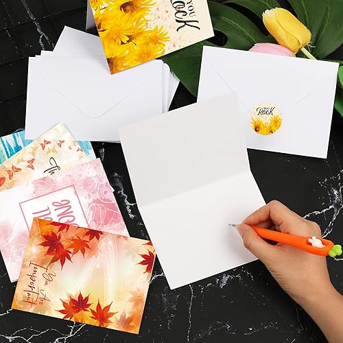 Miniatura 3 de Regalos de agradecimiento para compañeros de trabajo-24 tarjetas You Are Awome, You Rock, tarjetas de agradecimiento de aliento, tarjetas de