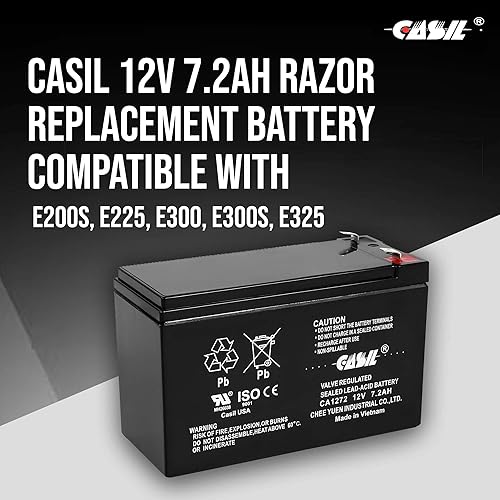 Miniatura 2 de Casil Batería de repuesto para UPS APC Back-UPS XS 1000 de 12 V 7.2 AH  Batería de repuesto BX1000G  Reemplazo de batería APC Back-UPS RS 1500  2