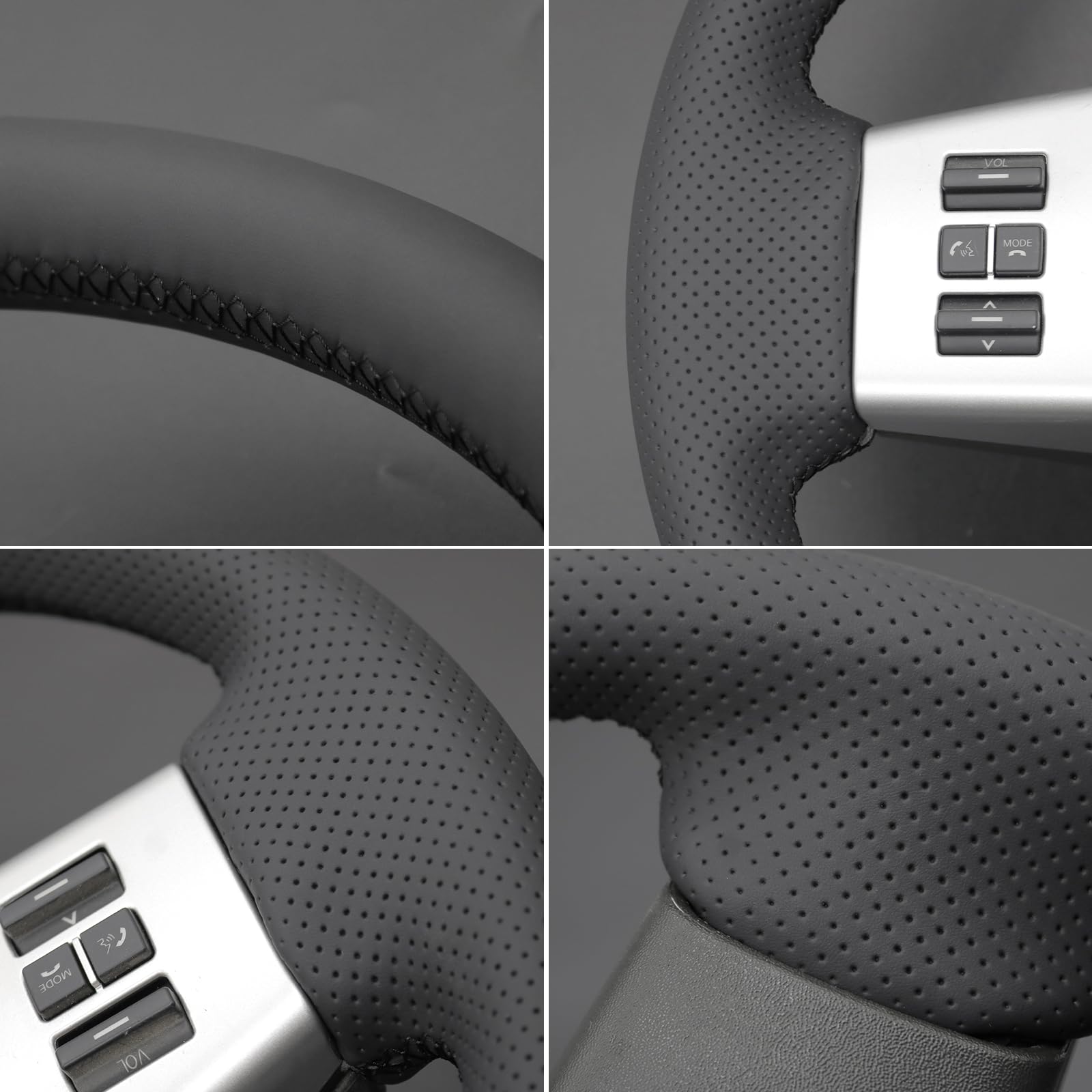 MEWANT Funda de Volante a Medida para Coser Nissan Navara
