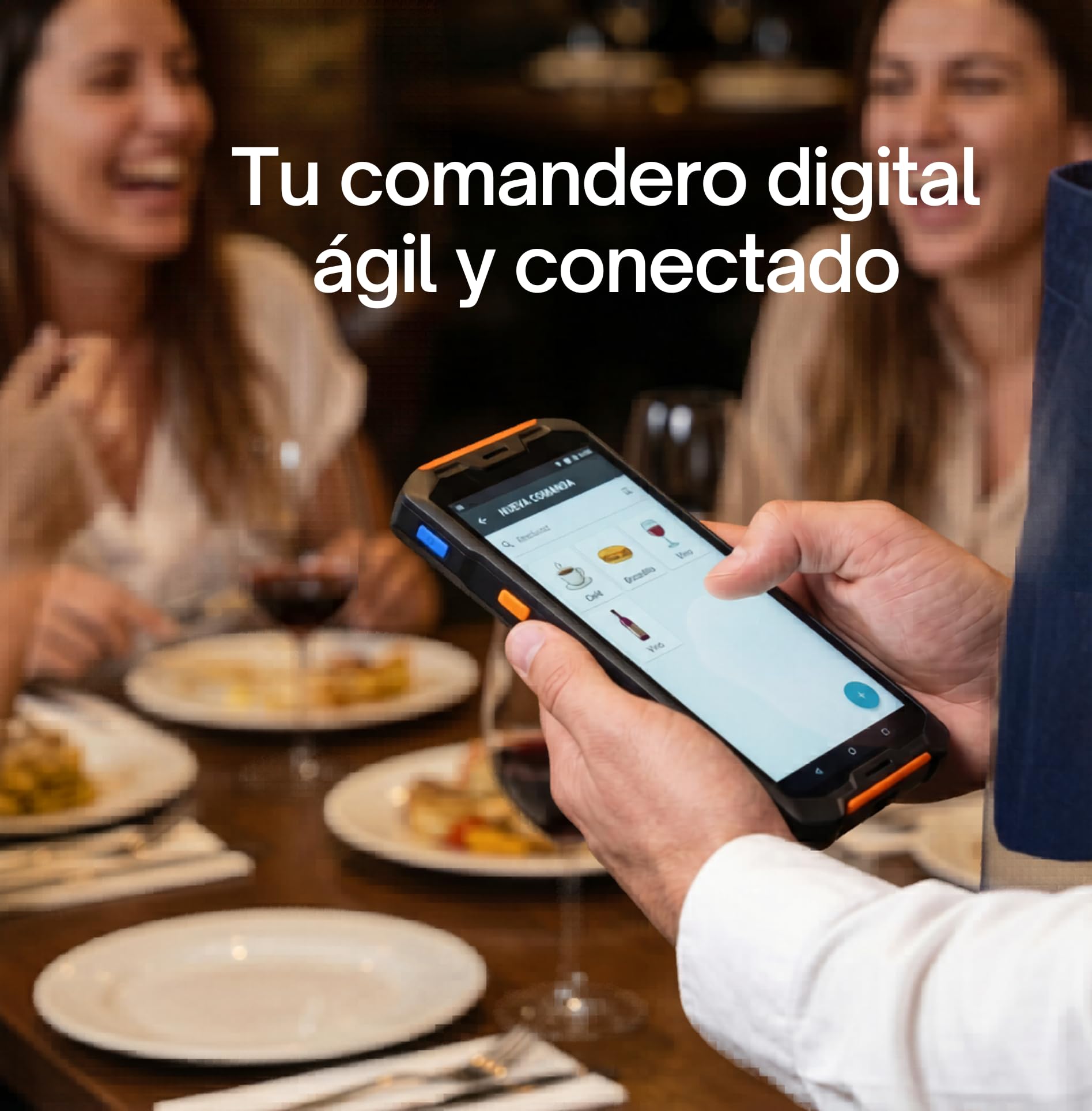 Iris – PDA Android 11 Profesional con Lector 1D/2D/QR, 4G WiFi Bluetooth, Terminal Portátil para Hostelería, Restaurantes, Almacén y Comercio