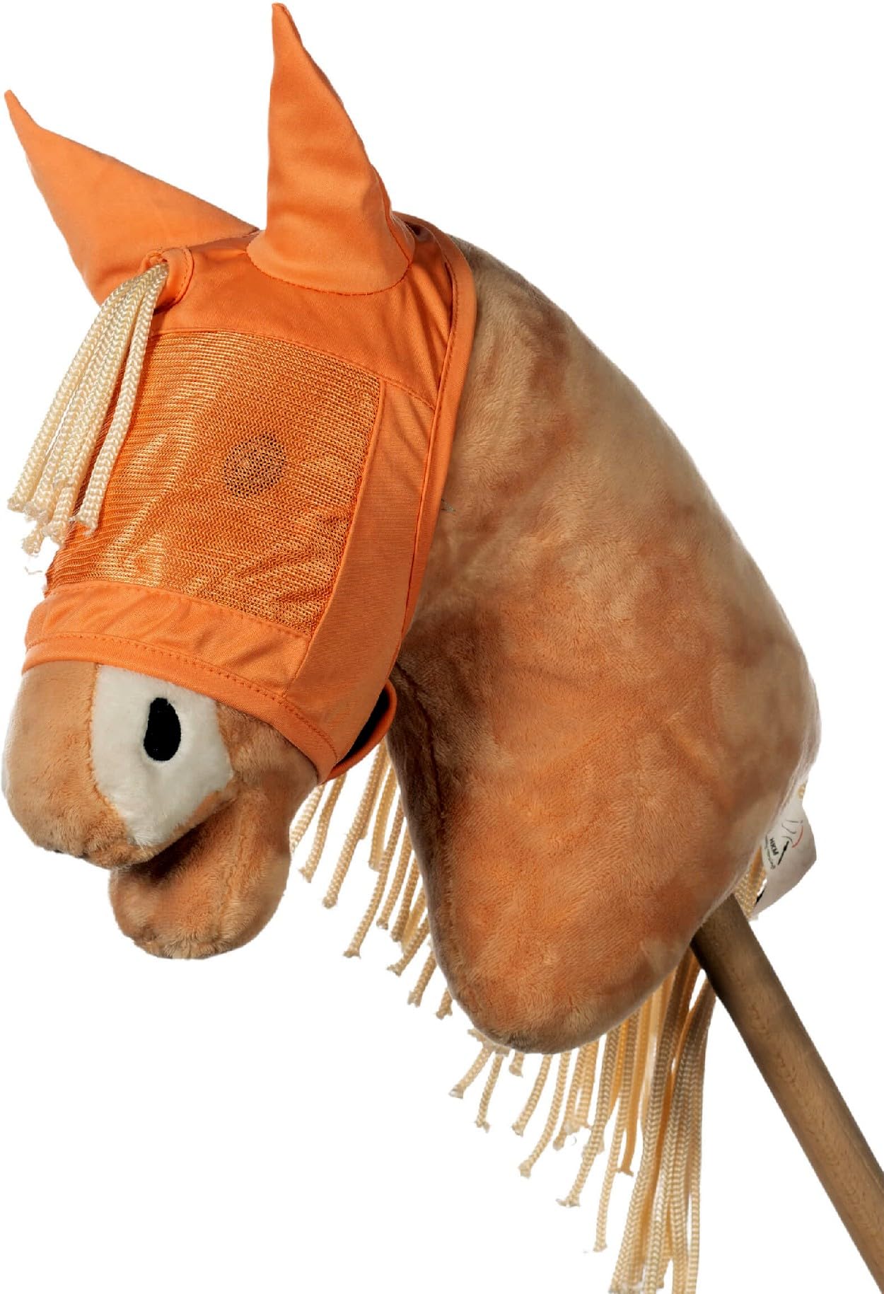 HKM Hobby Horsing Anti-fly Mask Orange One Size