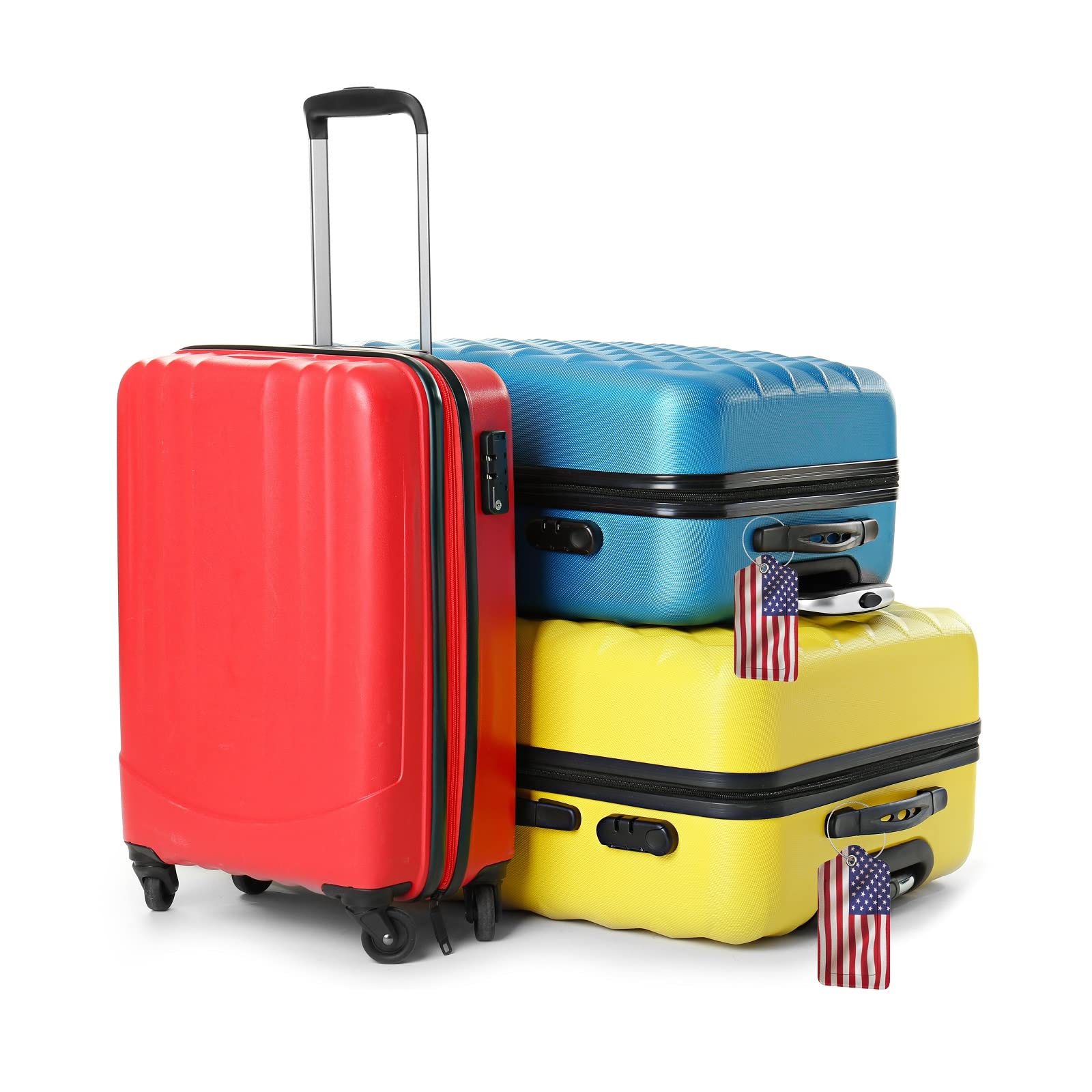 Lot De 5 Étiquettes De Valises, Étiquettes Pour Valises Aériennes Lot De 5 Étiquettes De Valises, Étiquettes Pour Valises Aériennes