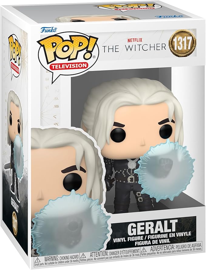 Funko POP! TV: Witcher - Geralt - (Shield) - The Witcher - Collectable Vinyl Figure - Gift Idea - Official Merchandise - for Kids & Adults - TV Fans - Model Figure for Collectors and Display