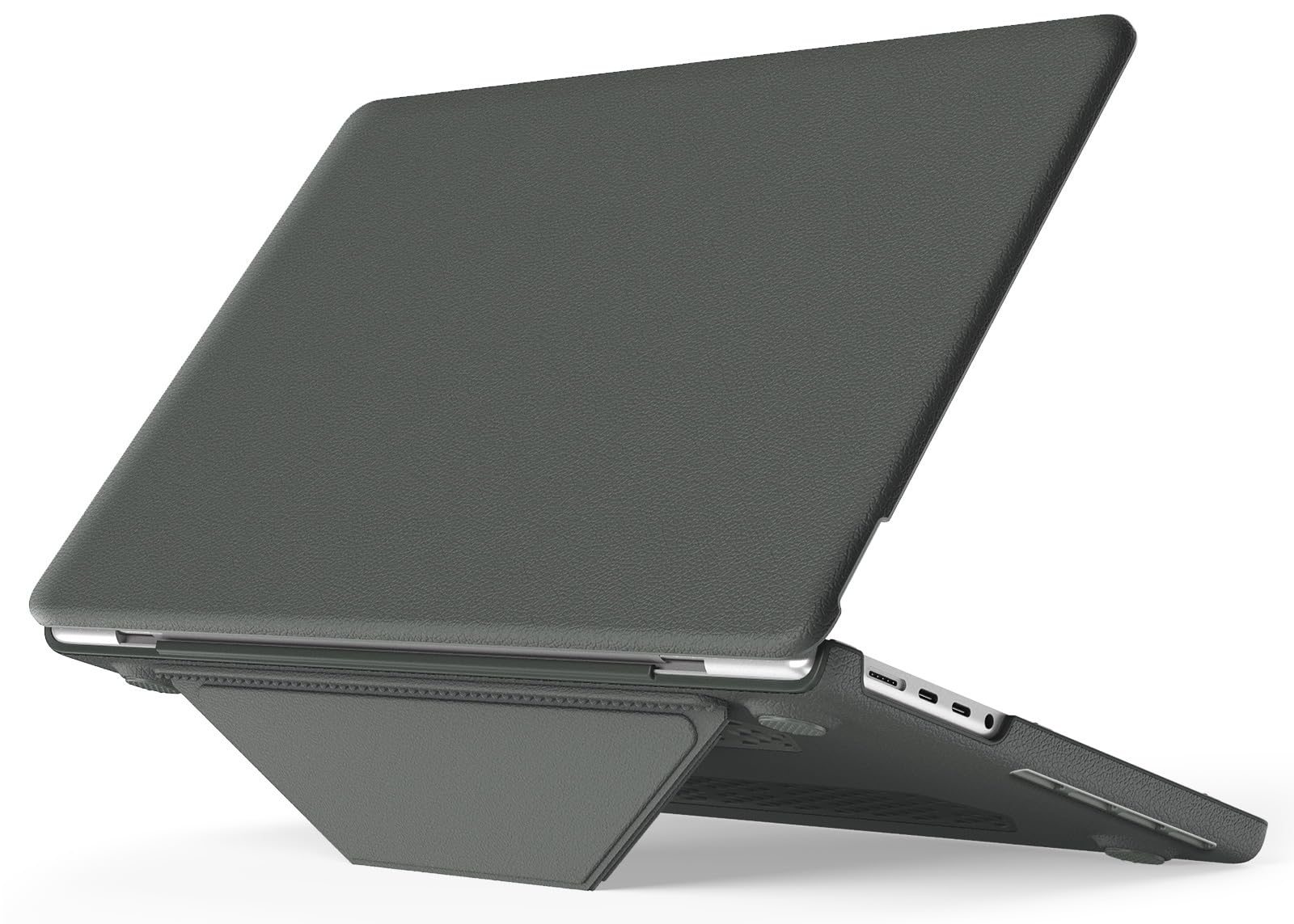 ProElite Case for MacBook Pro 14 inch Case 2024 2023 2022 2021 Release M3 A2918 A2992 M2 A2779 M1 A2442 Pro Max, Slim Leather Case with Foldable Stand, Grey (B0DGLPLRFL) Amazon Price History, Amazon Price Tracker