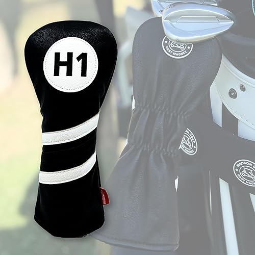 Fundas magnéticas para carrito fundas elegantes y protectoras para palos de golf, con imán de goma para posicionamiento seguro y acceso rápido,