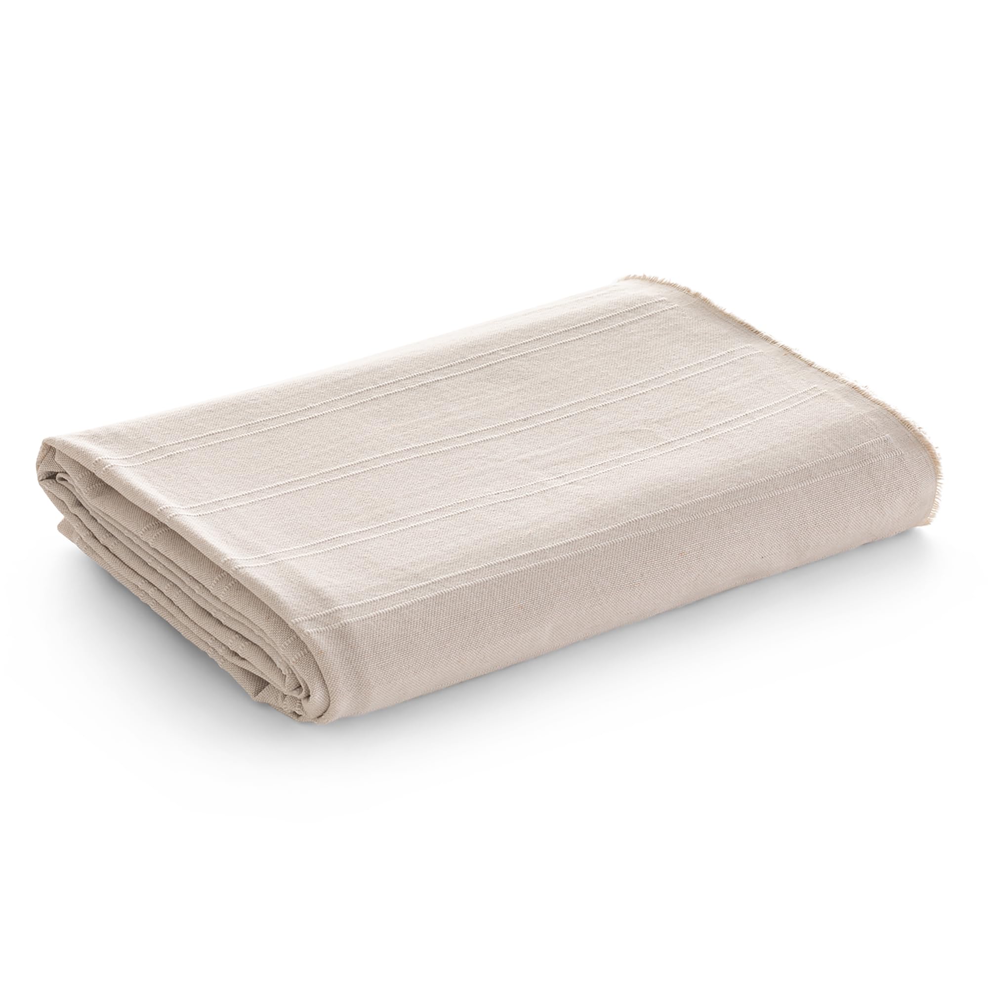 GAMUSI Colcha Multiusos Crudo – Cubrecama Ligero y Resistente – Protector de Sofá, Cama y Sillón – Manta Decorativa Moderna 180x140 cm, Beige