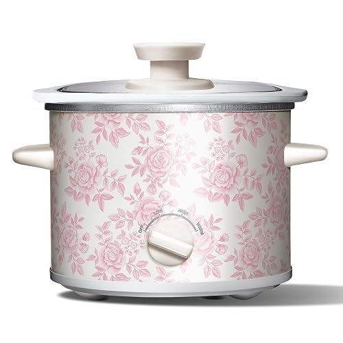 COOK WITH COLOR 2QT Mini Electric Round Slow Cooker -