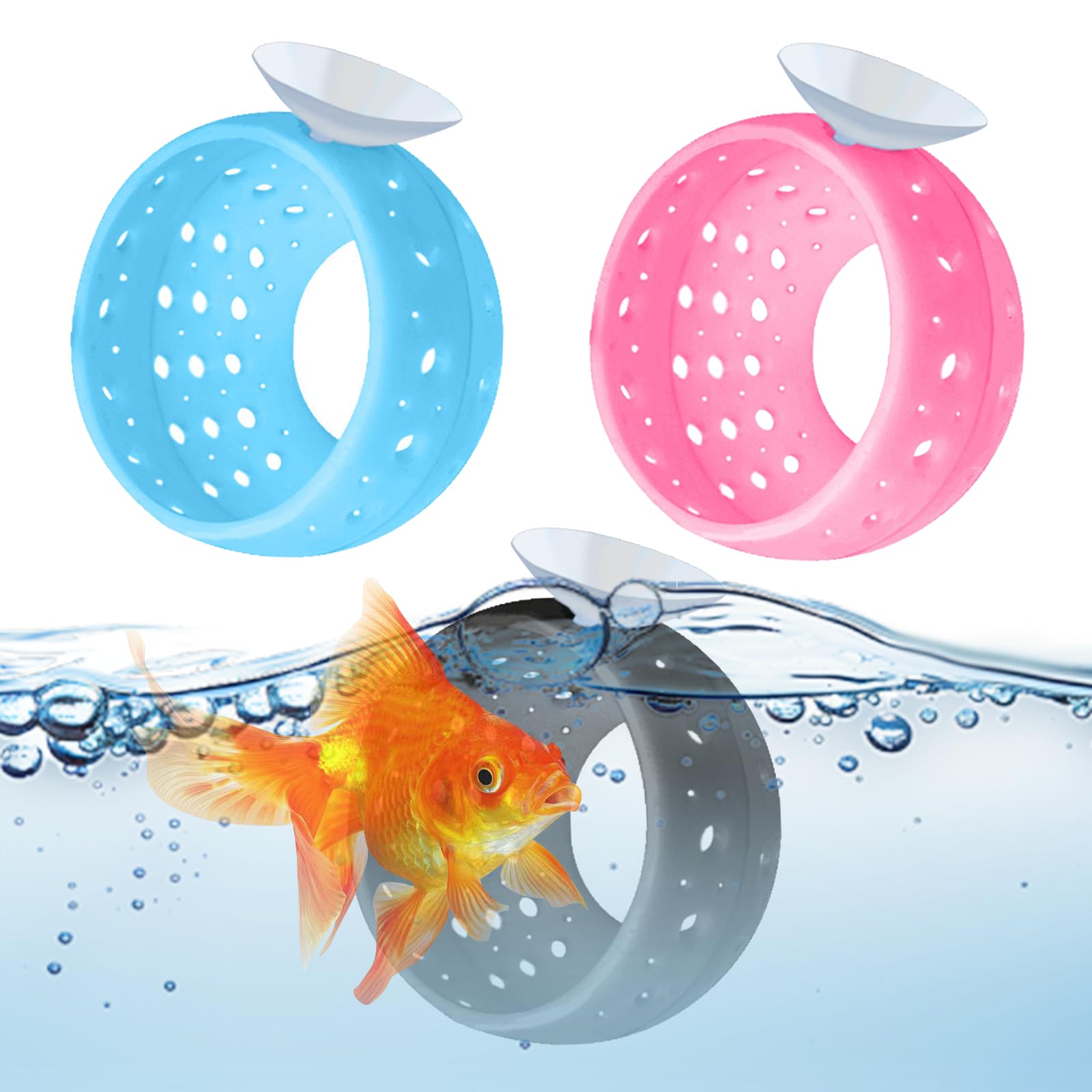 Betta Tunnel Aquarium Hideout with Suction Cups for Betta Fish Tank Ideal for Small Fish Shrimp and Guppies