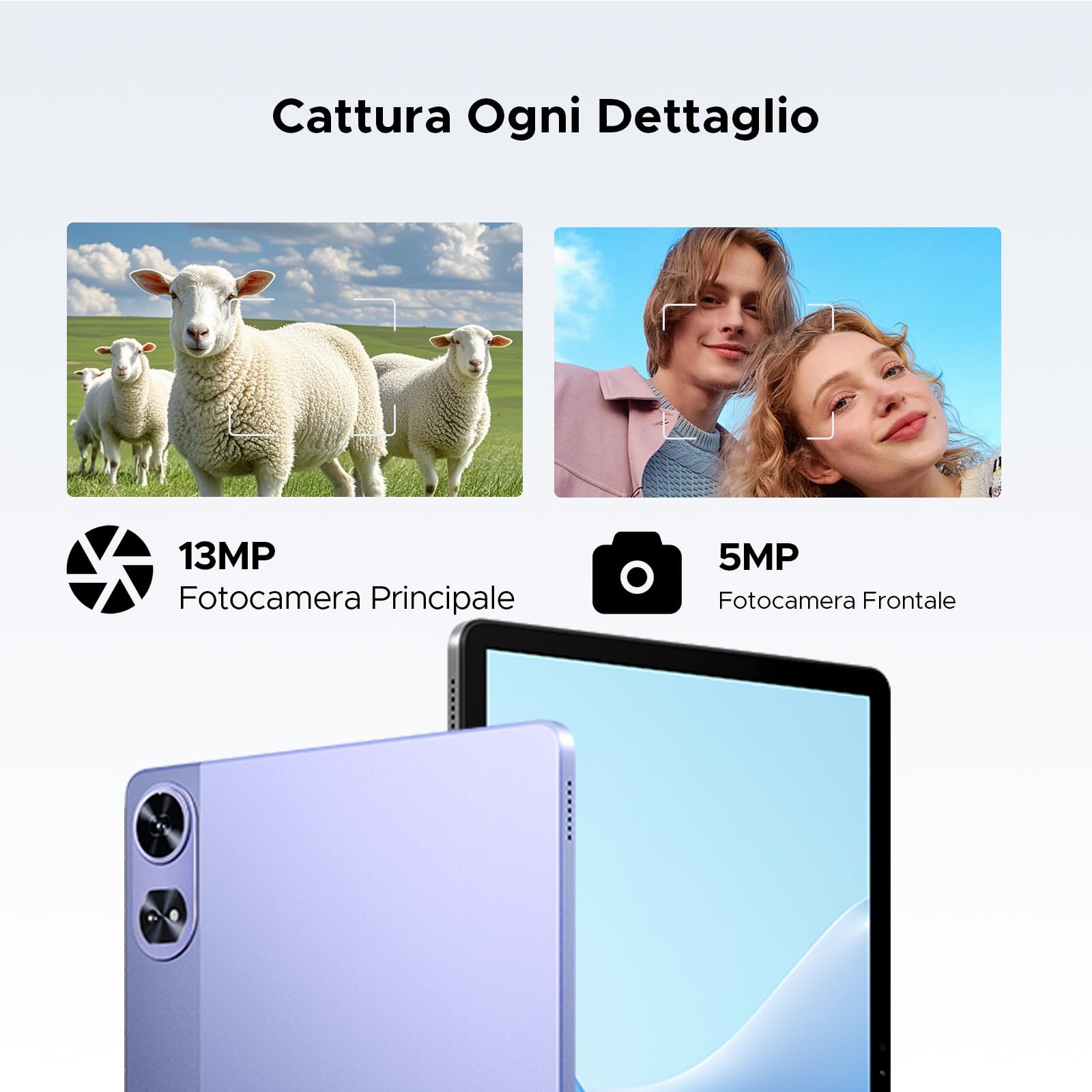 P11 Pro 2.4K FHD Tablet con Penna, Android 16 Tablet 11 Pollici,Viola | 48 GB RAM + 128 GB ROM,T7250 Octa-Core, Gemini AI,13 MP + 5 MP, 8800mAh, Wi-Fi 5G, Cuffie, 1080P, Tablet con Tastiera e Mouse