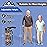 supregear Folding Cane, 5-Level Adjustable Height Walking Stick Lightweight Portable Cane Travel Cane with Wrist Strap and T Handle for Elderly Disabled Men Women