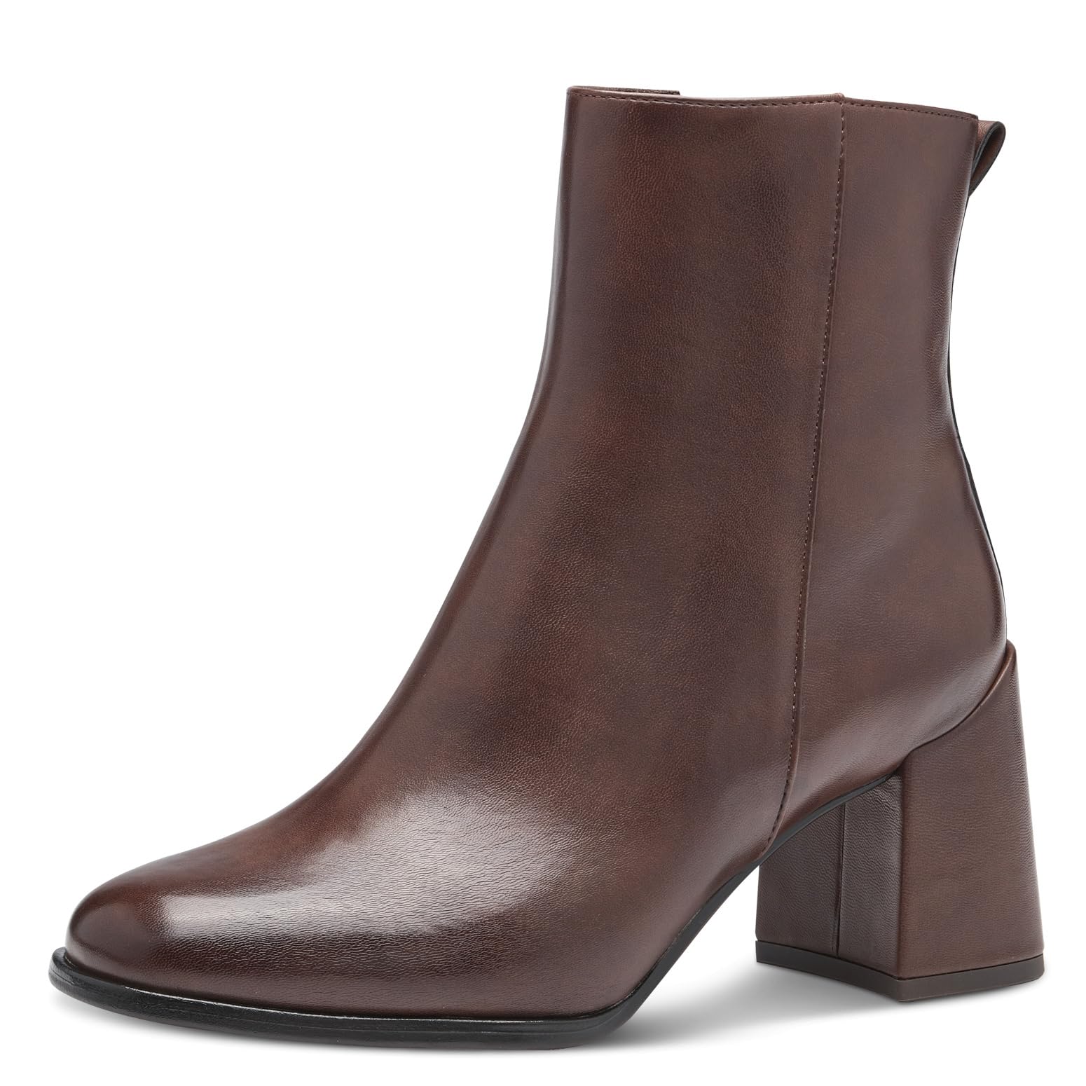 MARCO TOZZI Women's 2-25327-41 Boot Heel, Cafe, 6.5