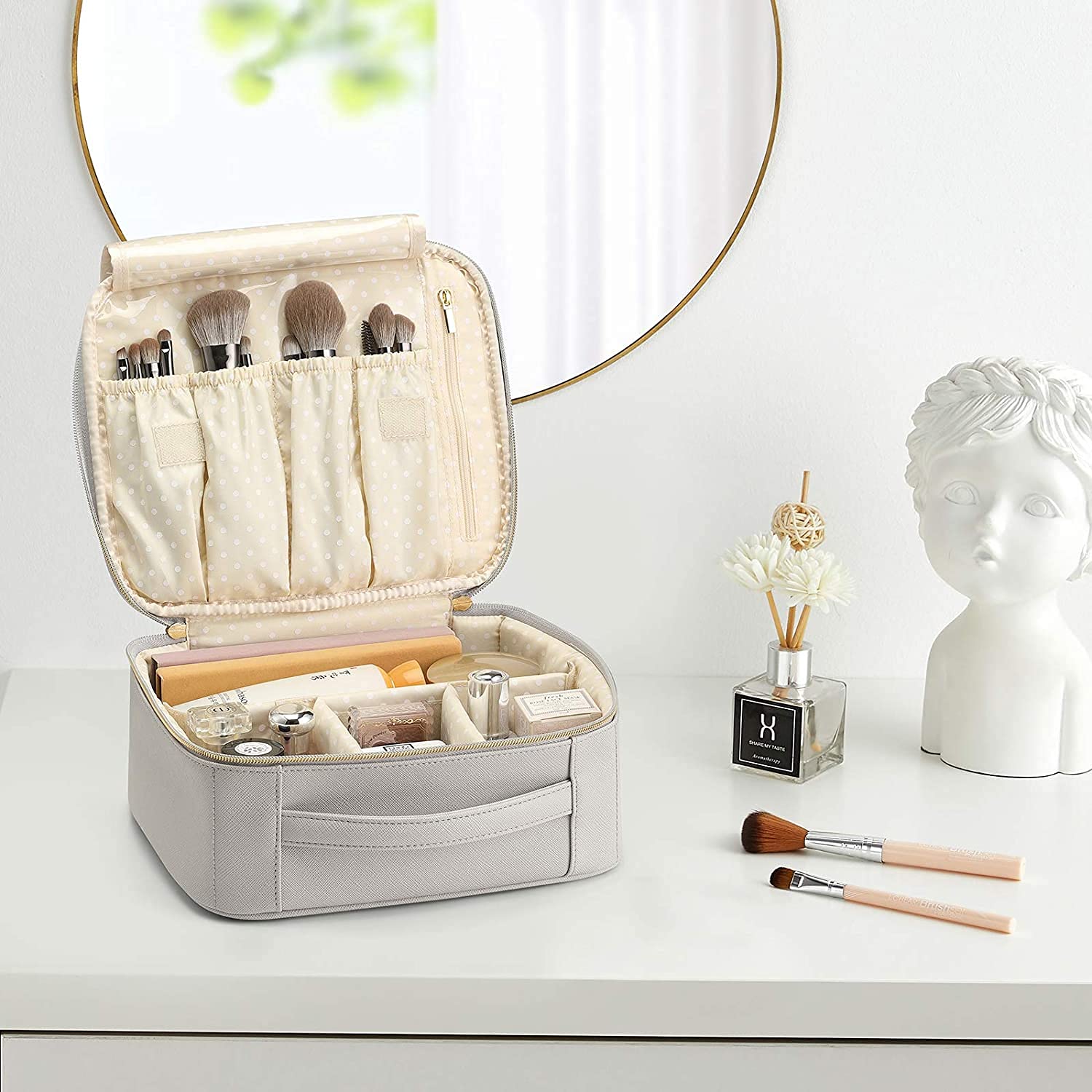 Support de Rangement Bijoux, Sac à cosmétiques Portable