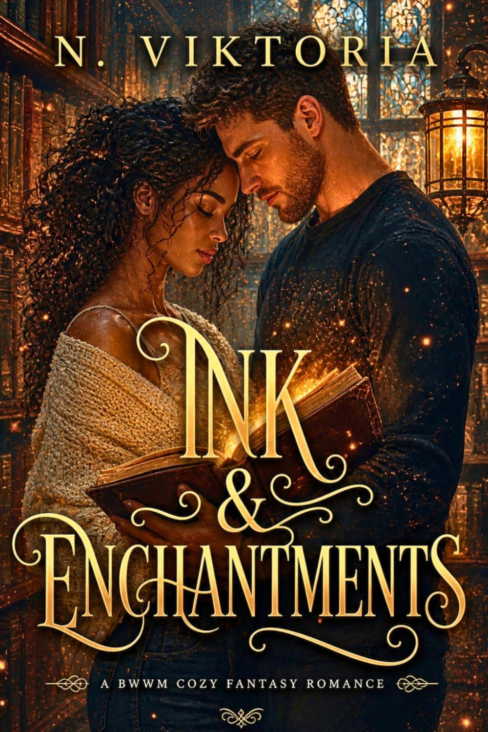 Ink & Enchantments: A Steamy BWWM Interracial Multicultural Standalone Contemporary Small Town Cozy Fantasy Romance (SPELLBOUND BAKEHOUSE)