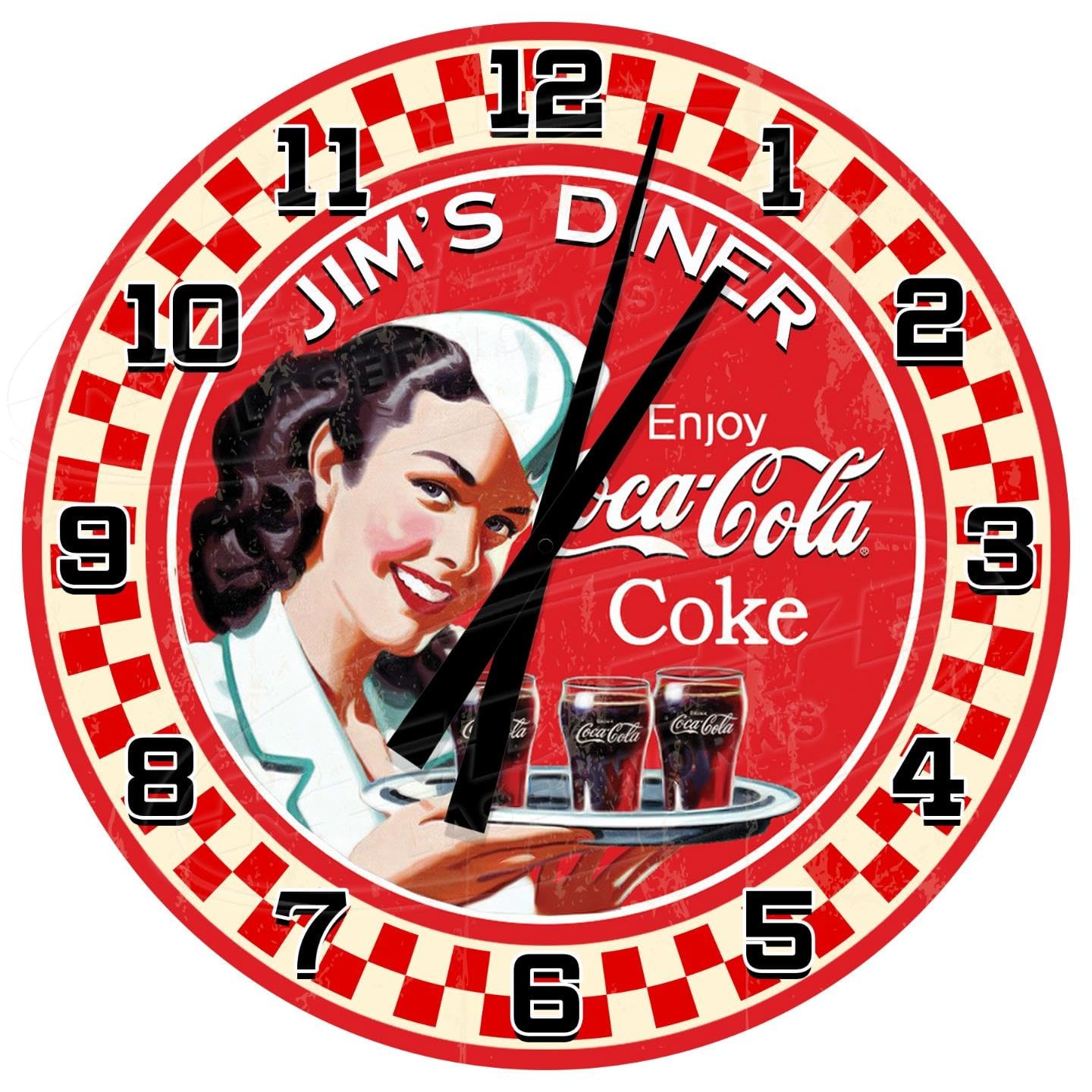 Decorative Concepts Coke Diner Customized Vintage Small 12