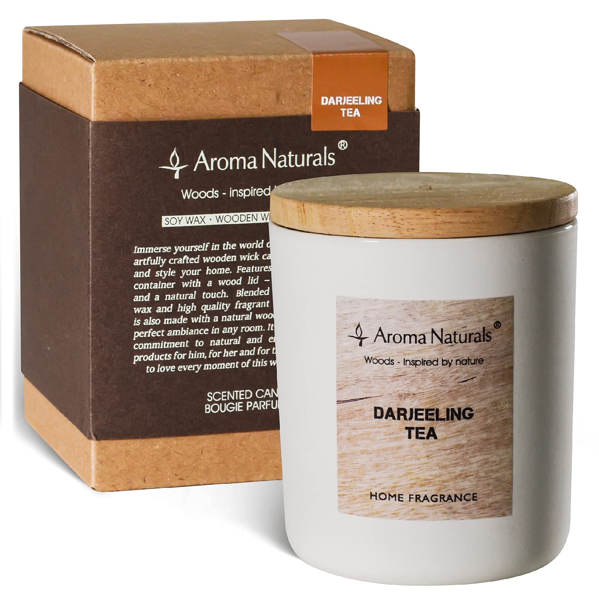 Amazon.co.jp: Aroma Naturalsアロマキャンドル ダージリンティーの