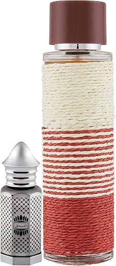 Ajmal Asher Concentrated Perfume Oil Oriental Non-Alcohol Attar – 12 ml, Maryaj Deuce Homme EDP Spicy Woody – 100 ml for Unisex and Men + 2 Parfum Testers Free, fresh