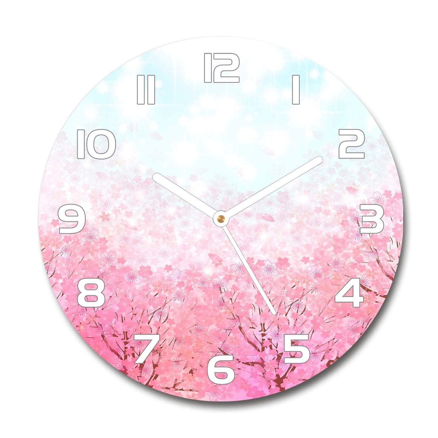 Horloge design en verre de sécurité impression haute définition
