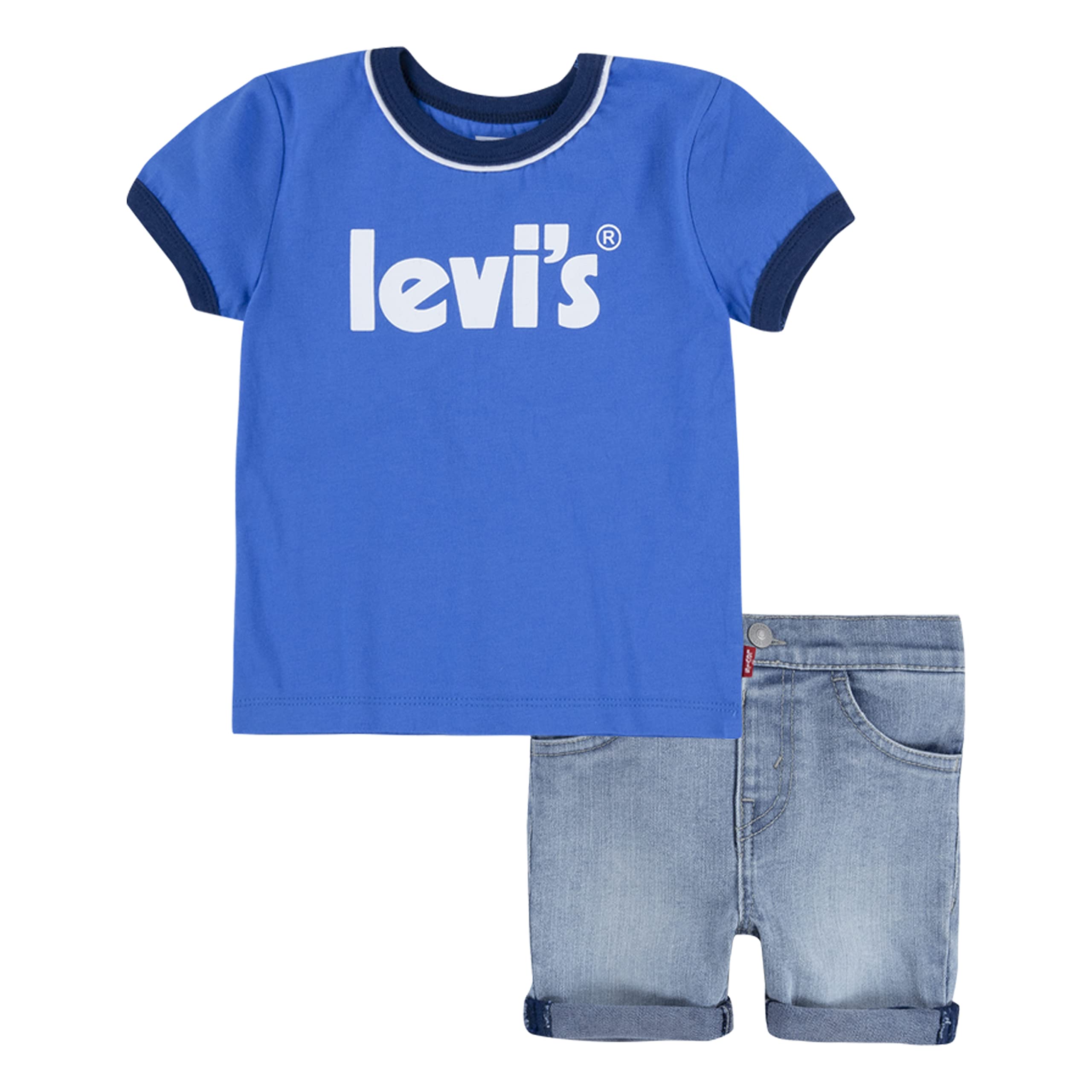 Ropa Bebe 6-9 Meses Niño Conjunto Levi's Para Bebé Camiseta Y