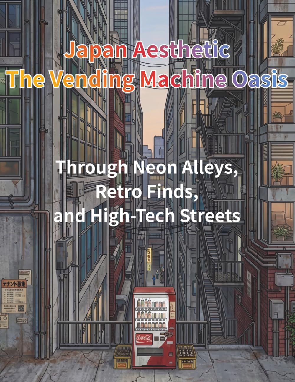 Japan Aesthetic: The Vending Machine Oasis: Through Neon Alleys, Retro Finds, and High-Tech Streets