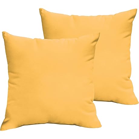 Brighten Your Outdoors: Sunflower Yellow Sunbrella Pillows