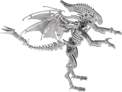 Wollet Steel Warcraft - Rompecabezas de xenomorfo de metal 3D para adultos y adolescentes kits de modelos de rompecabezas para adultos juguete