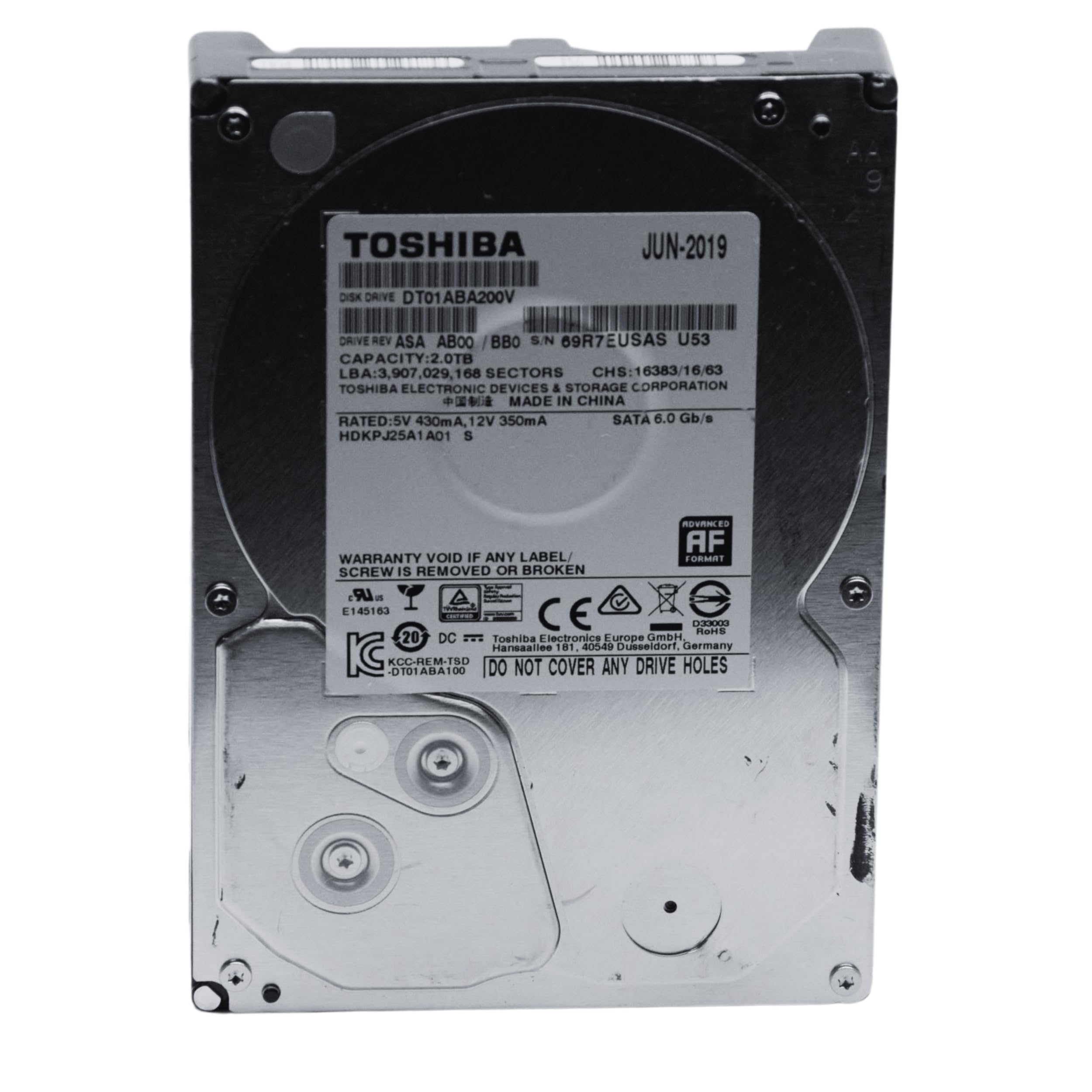 Amazon.com: Toshiba DT01ABA200V 3.5