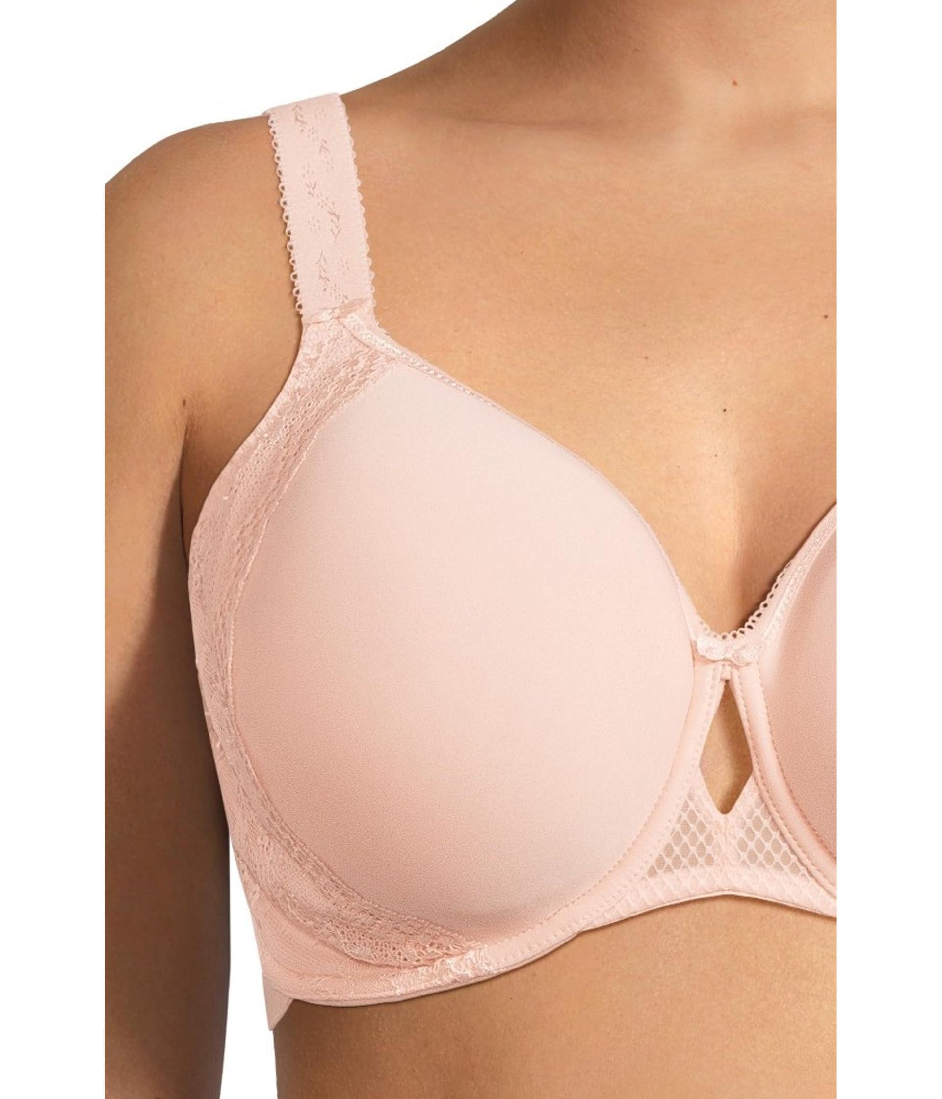 ELOMI Damski Charley Seamless Breathable Spacer biustonosz T-shirt, różowy balet, 90E