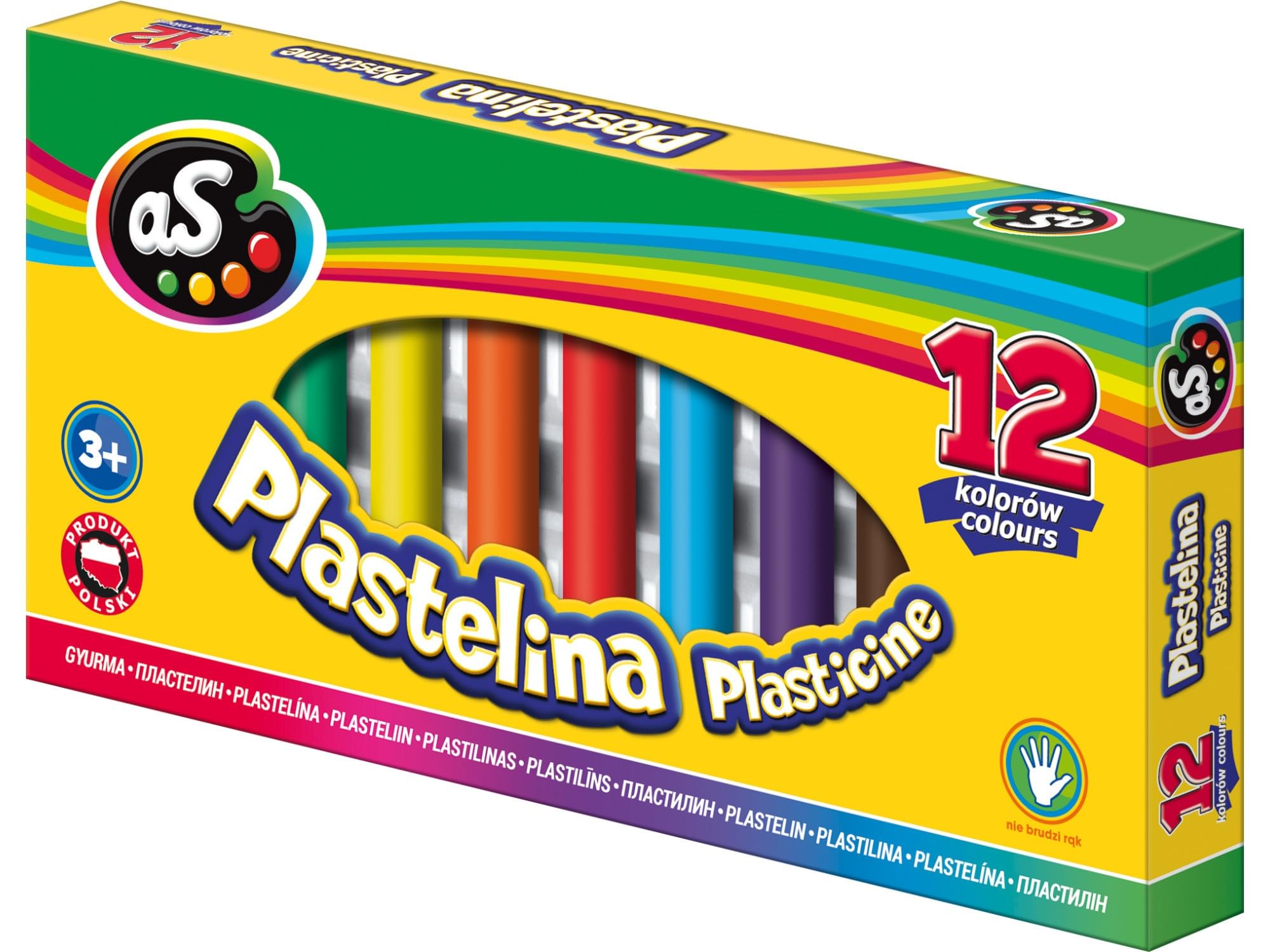 Plastelina AS 12 kolorów
