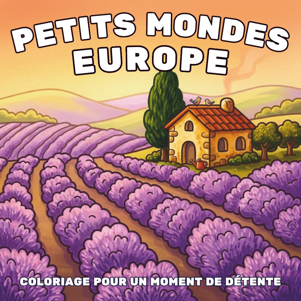 Petits mondes Europe: Livre de coloriage mignon et cozy pour adultes (Petits Mondes: Livres de coloriage faciles et cozy)