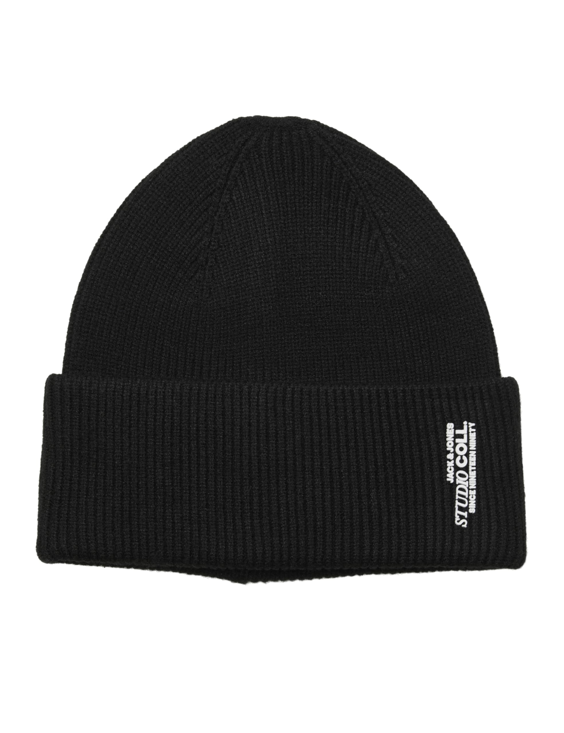 Jack & Jones Mens Jaccoll Long Beanie Noos, Black