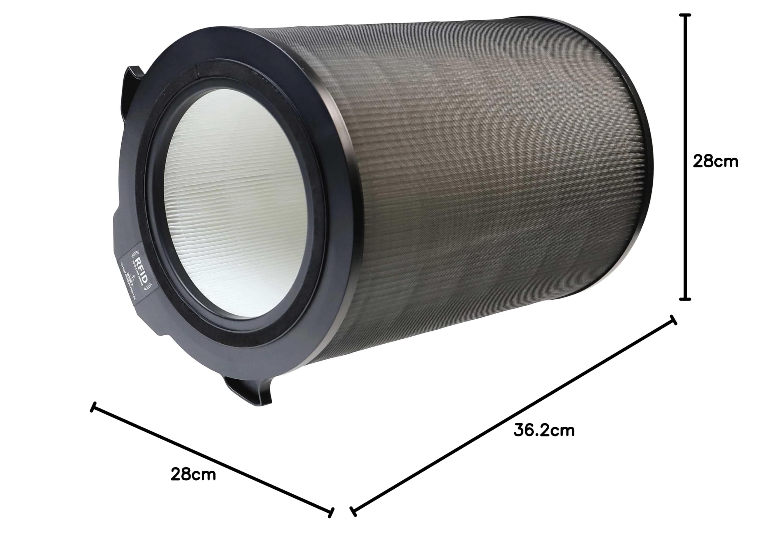 vhbw Filtr H12 kompatybilny z Electrolux PA91-404DG, PA91-404DGGY, Pure A9, Pure A9.2 oczyszczacz powietrza, filtr zapasowy