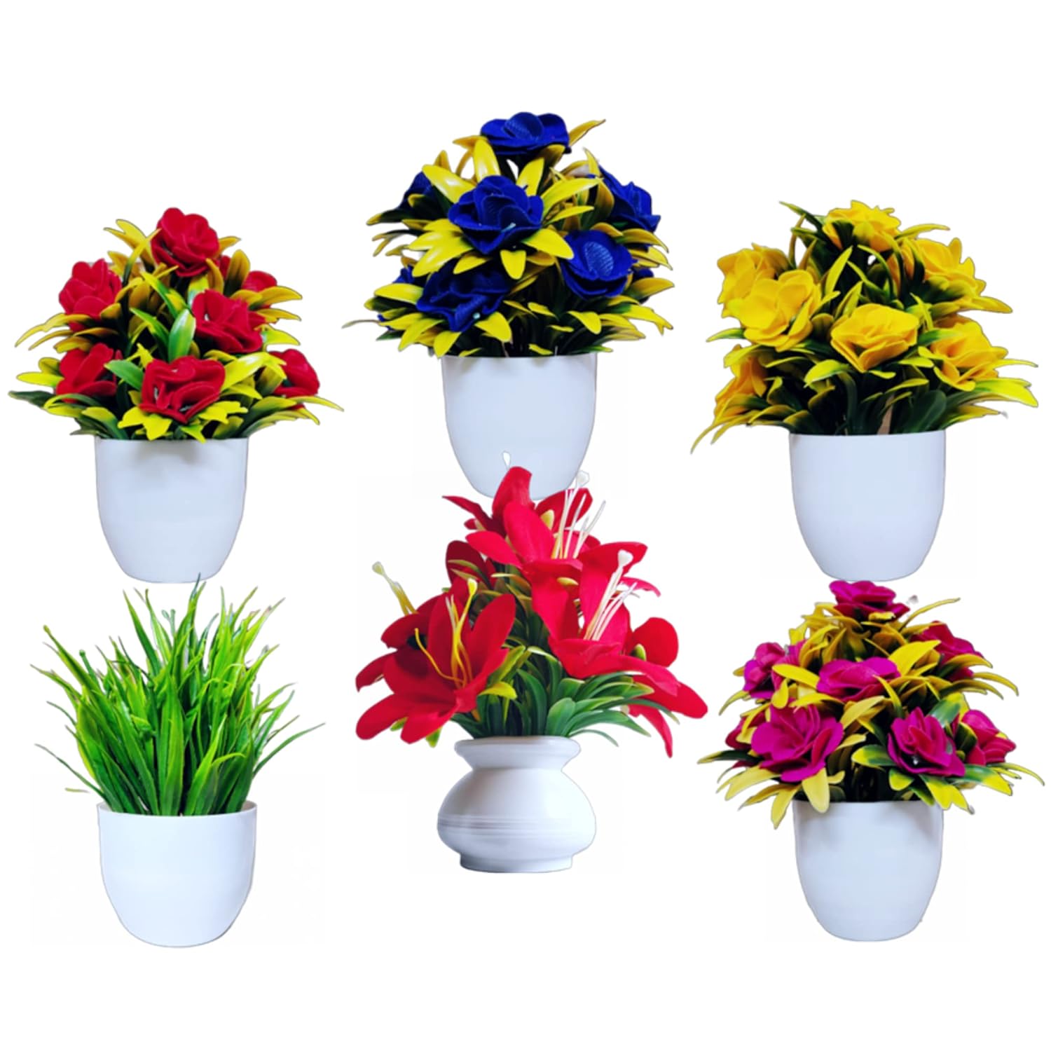 Buy Flora Artificial Plants for Home Decoration, Mini Size
