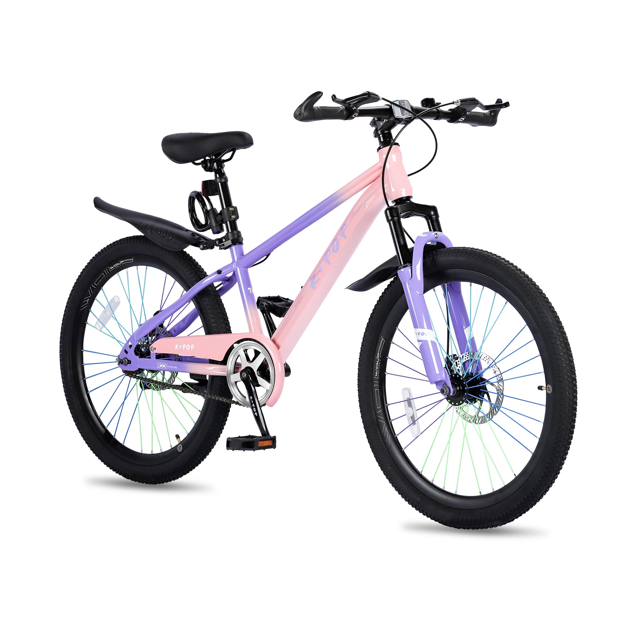 BGGFNZ 24 Inch Single-Speed Kids Mountain Bike