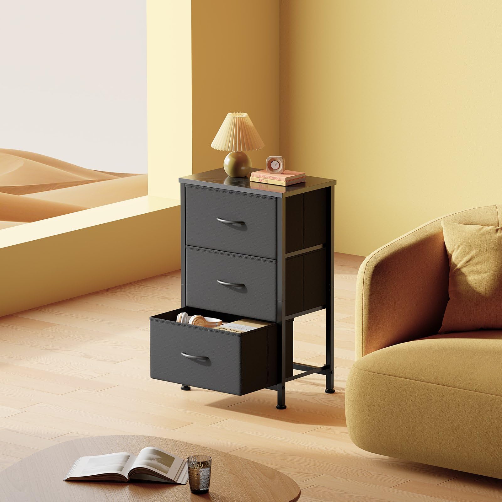 ❣️チェスト❣️タンス 2段棚 布製チェスト 引き出し 洋服タンス 収納