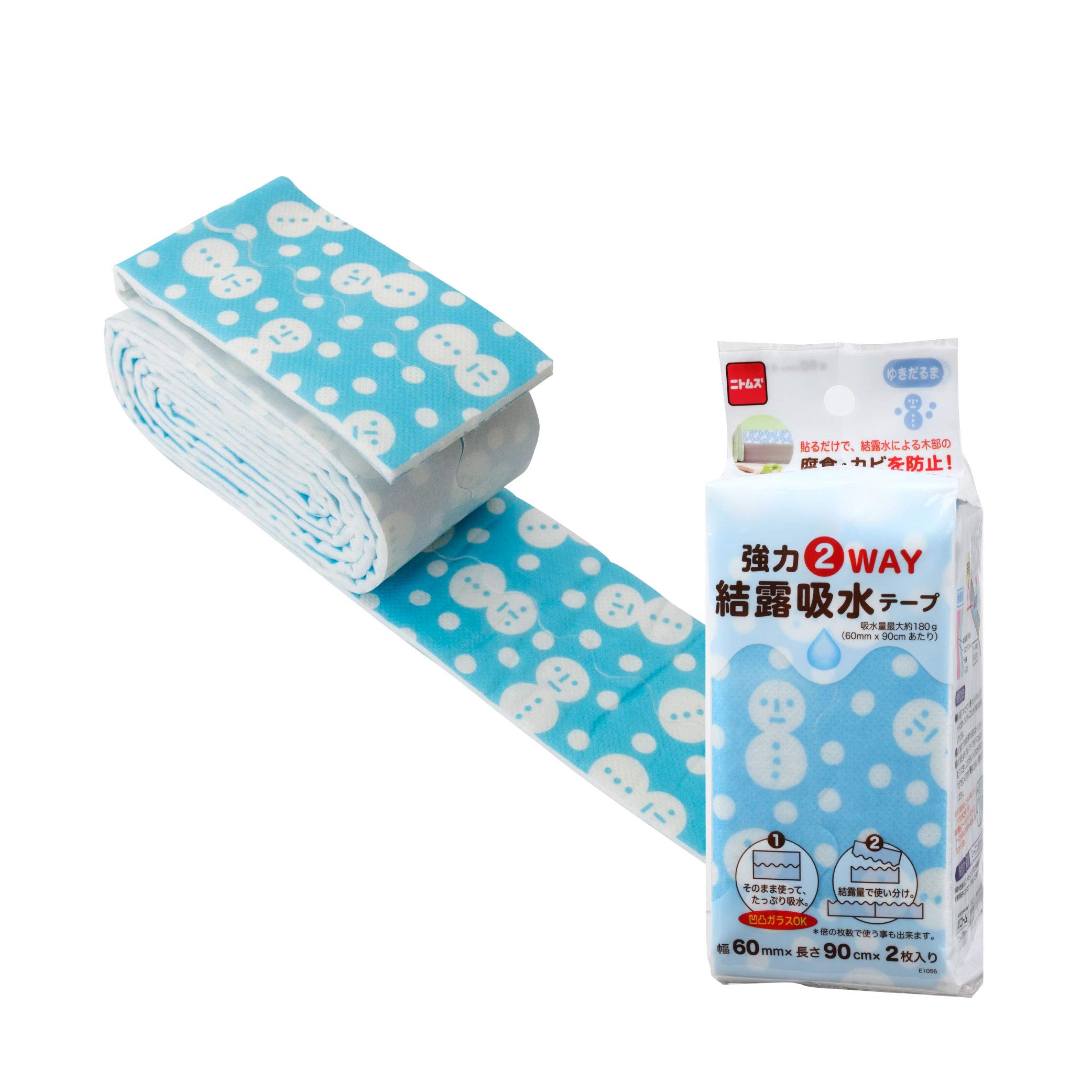 Nitoms E1056 Strong Condensation Absorbing Tape, 2-Way, Yukidaruma