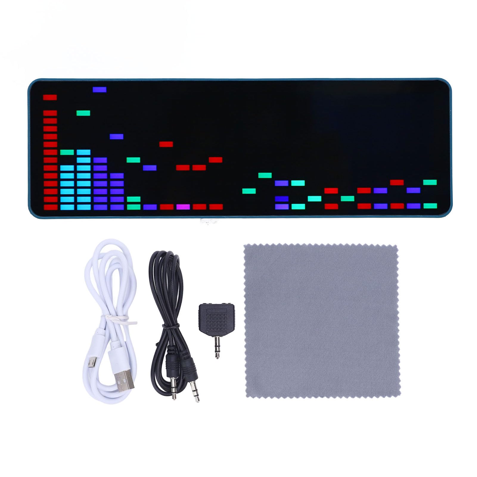 Pantalla de Espectro de Música, Equalizer Home Audio LED Light Spectrum Pickup 16x24 RGB