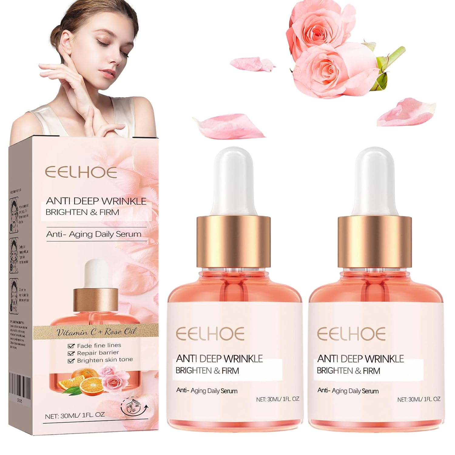 2 Pcs Rosen L 100 Reines Rosen L Wildrosen L Bio Rosen L Bio Rosen L 100 Reines Rosen L Wildrosen L Bio Rosen L Bio f r Haare Haut Und Gesicht Zur Aromatherapie K Rpermassage Hautpflege30ml