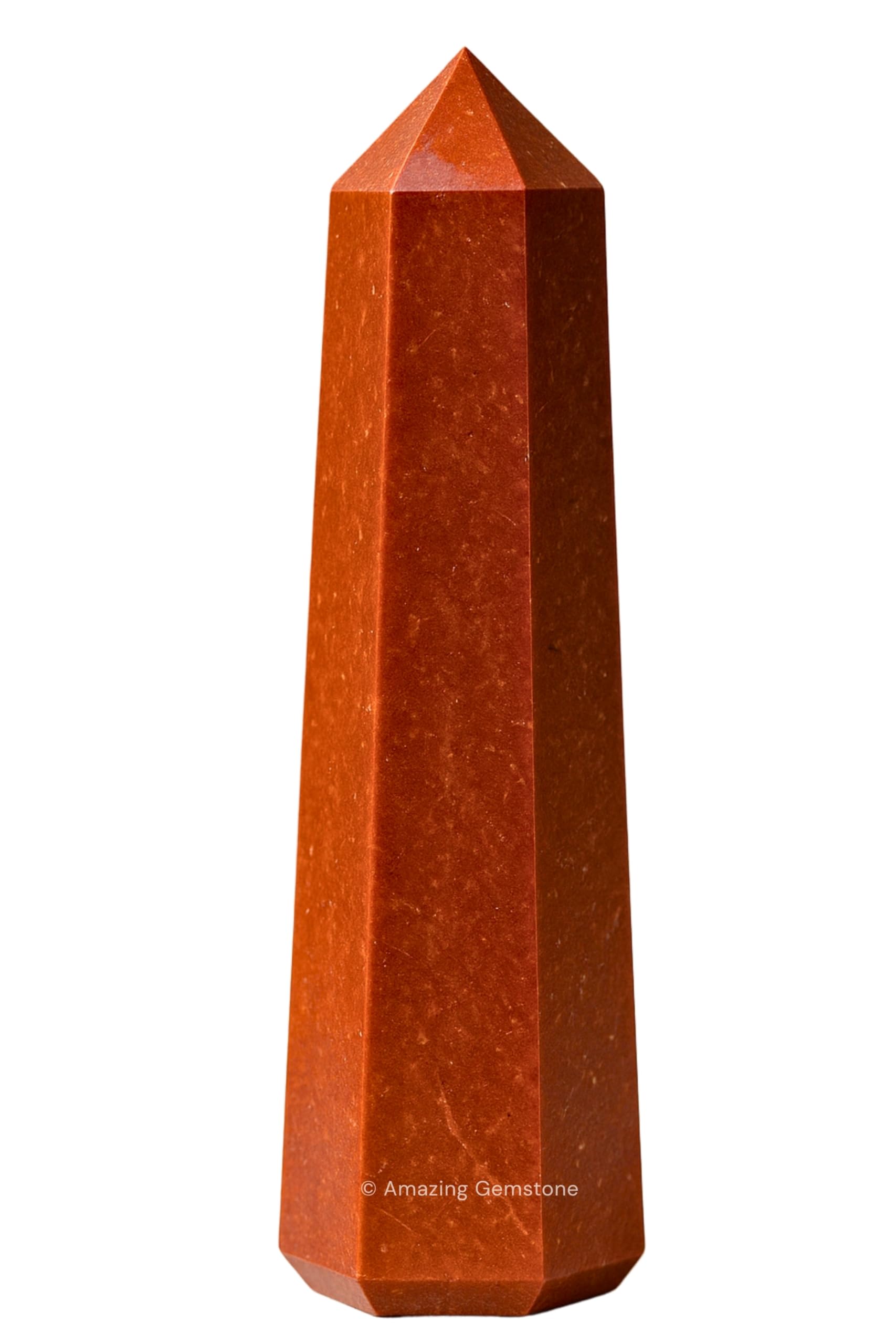 Amazing Gemstone Red Jasper Crystal Towers - Natural Healing Crystal Point Obelisk for Reiki Healing and Crystal Grid (2 Inch to 3 Inch)