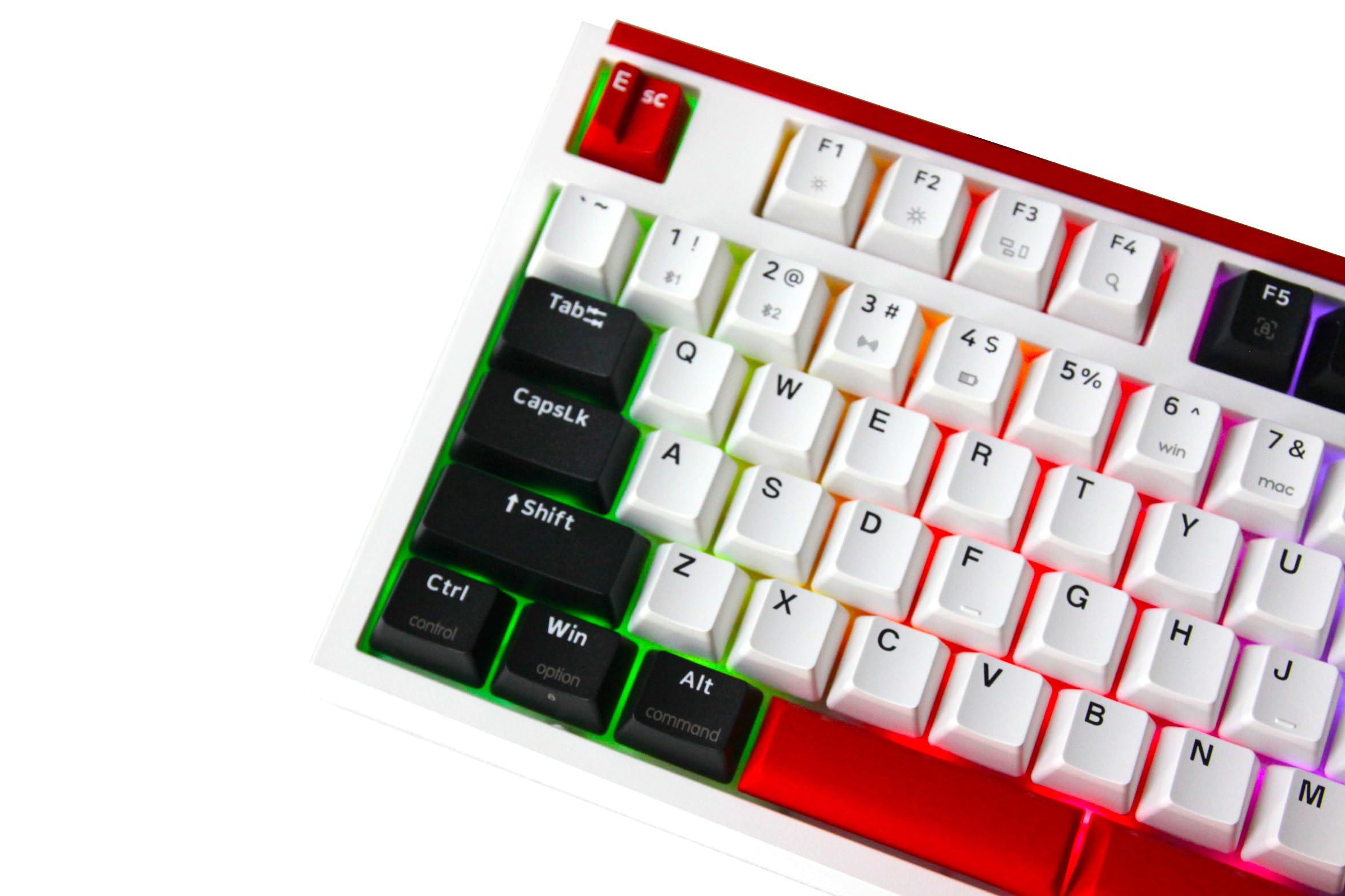 Amazon.com: Glacier Skyloong GK87 Pro Lite TKL Layout Wireless