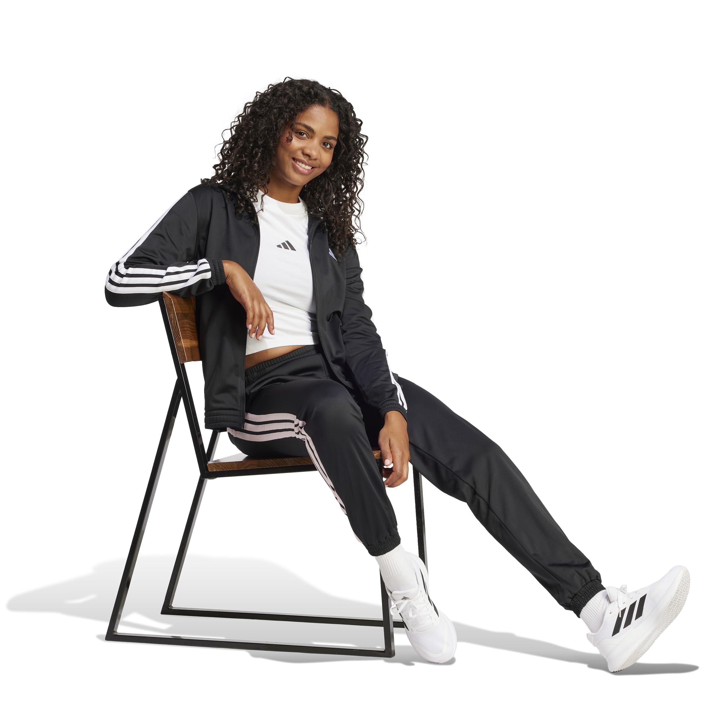adidas Femme Tricot 3-Stripes Tracktop