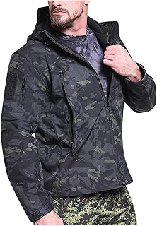 Multi Colors Men's Outdoor Military Shark Skin Softshell Tactical Waterproof Jacket Coupons Coupons Deals Coupons and Promo Codes