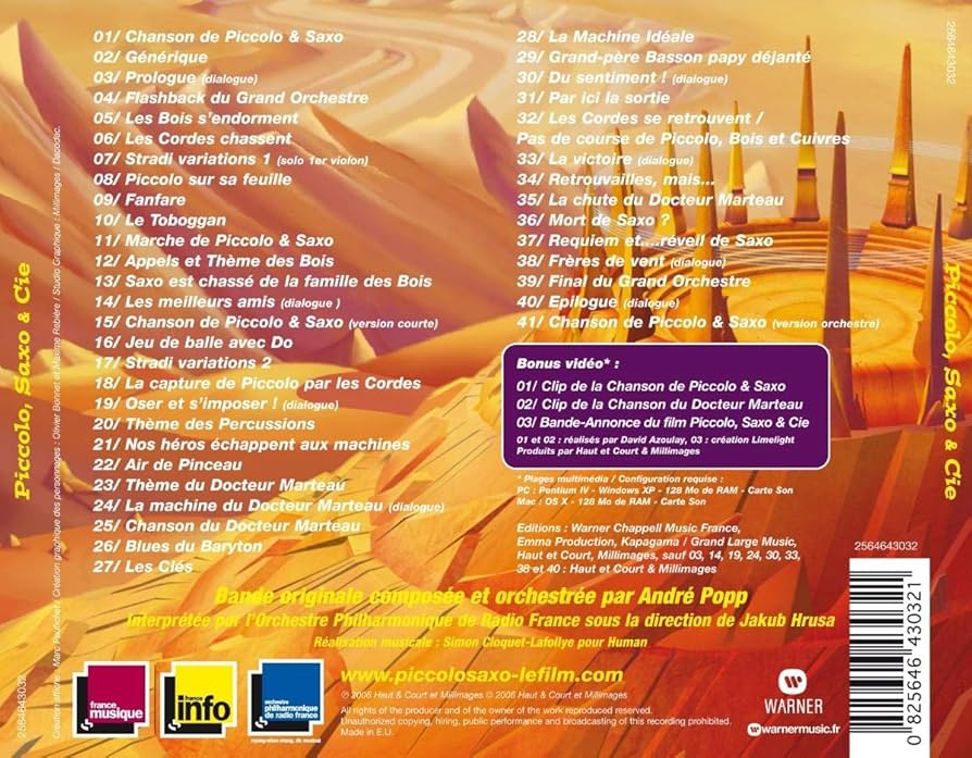 Piccolo, Saxo Et Cie : Various Artists: Amazon.fr: CD et