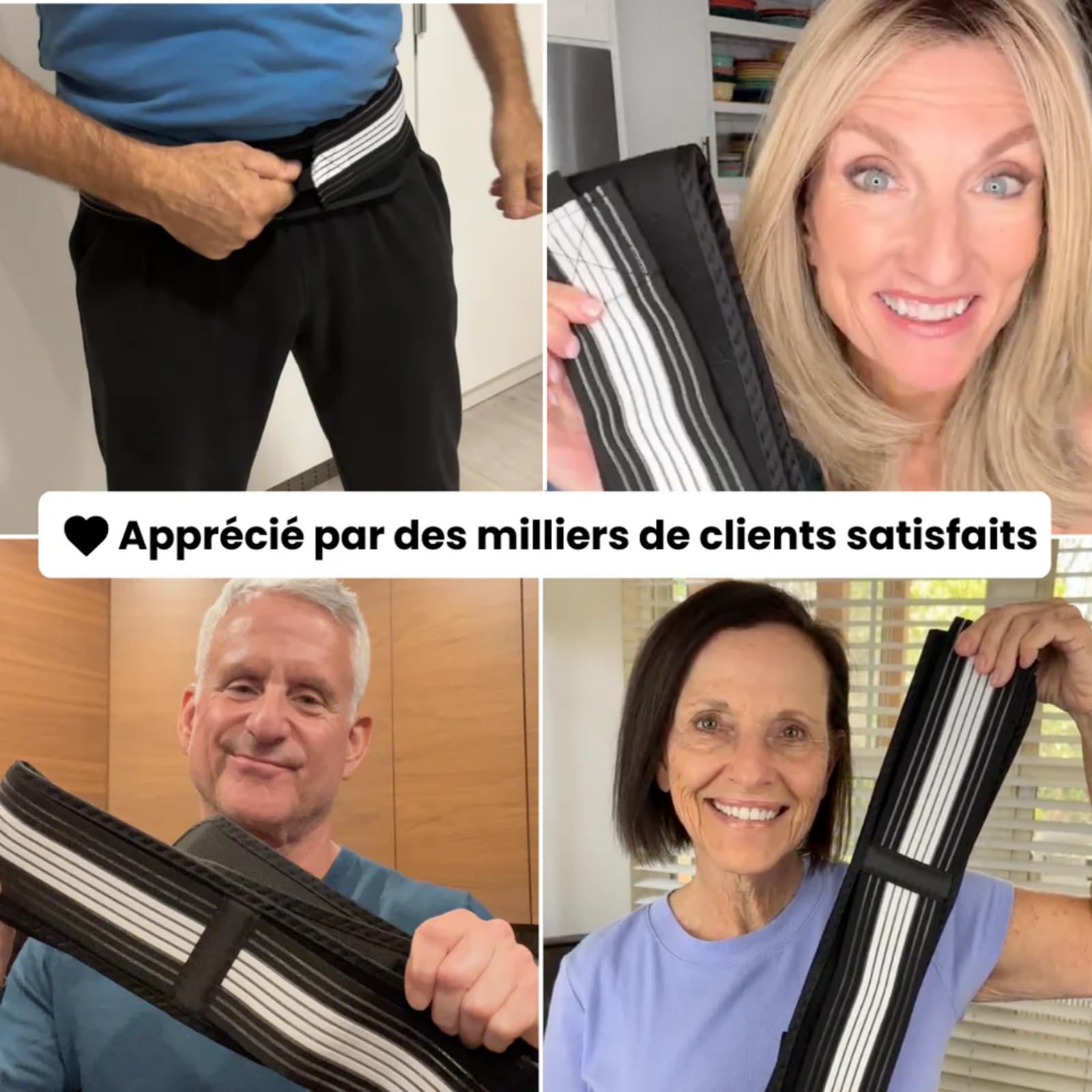 MEIION Ceinture,Bande Abdominale Pelvienne,Soutien Articulation Sacro-iliaque Unisexe,Tissu Respirable Réglable,pour Récupération Post-Partum et Soutien Lombaire