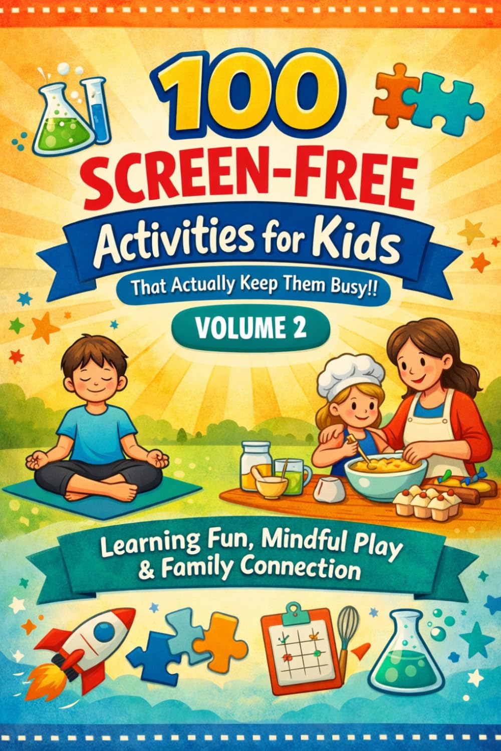 100 Screen-Free Activities for Kids (That Actually Keep Them Busy): Volume 2 More Experiments, Puzzles, and Family Fun