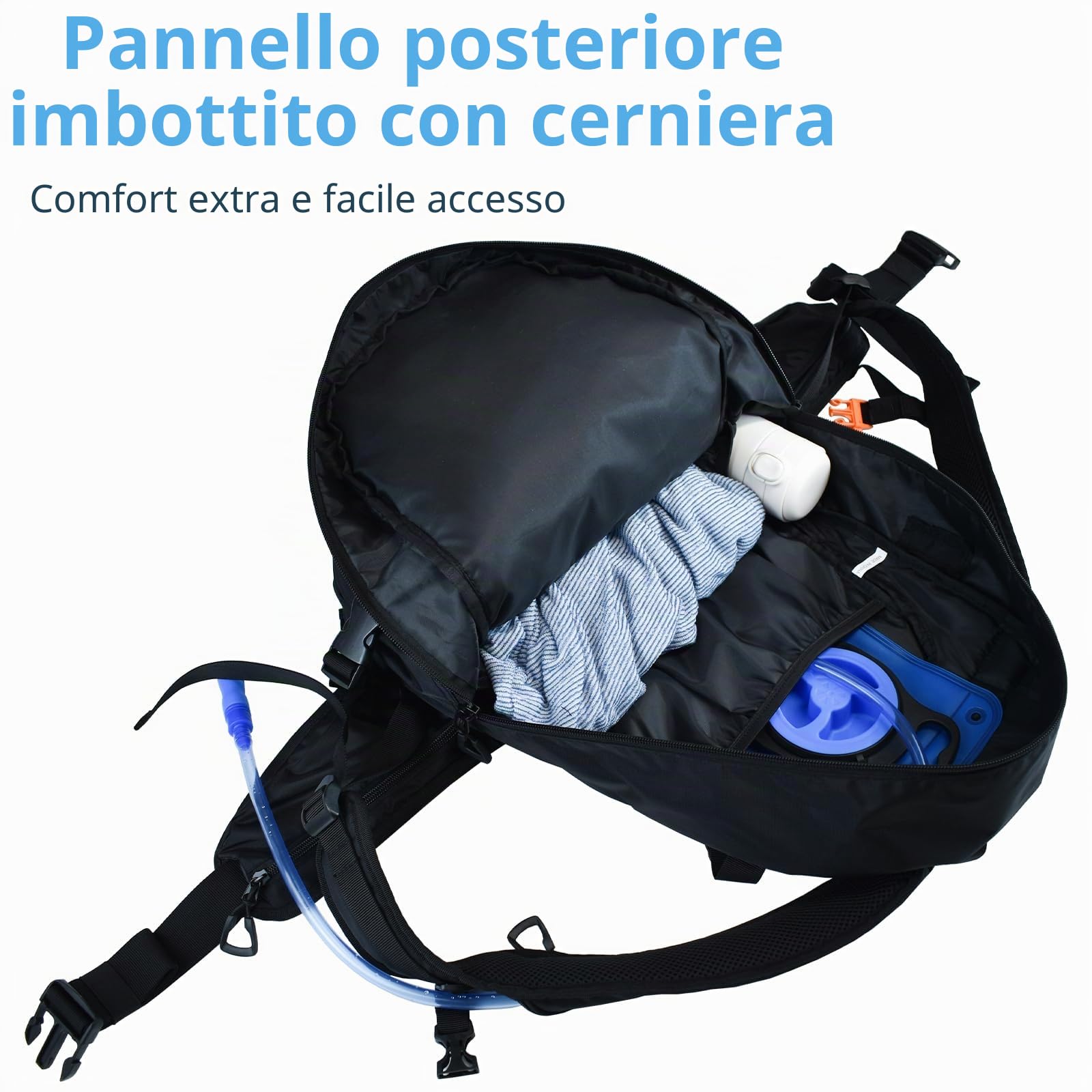 AUMTISC Zaino da sci, zaino snowboard da 25 L, zaino da bere per sci, snowboard, escursionismo, viaggi