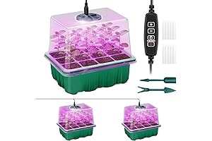 Seed Starting Kit: 2 Pack Grow Lights for Seed Starting